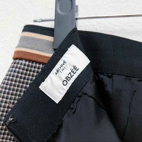 Obzee Japanese Brand Gingham Embroidered Celestial Stars Moons Midi Skirt Small - Picture 11 of 11